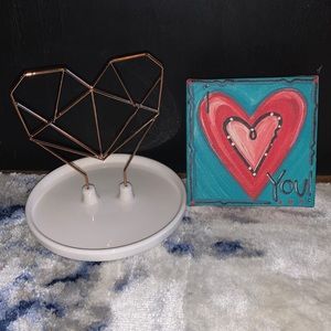 Heart themed items